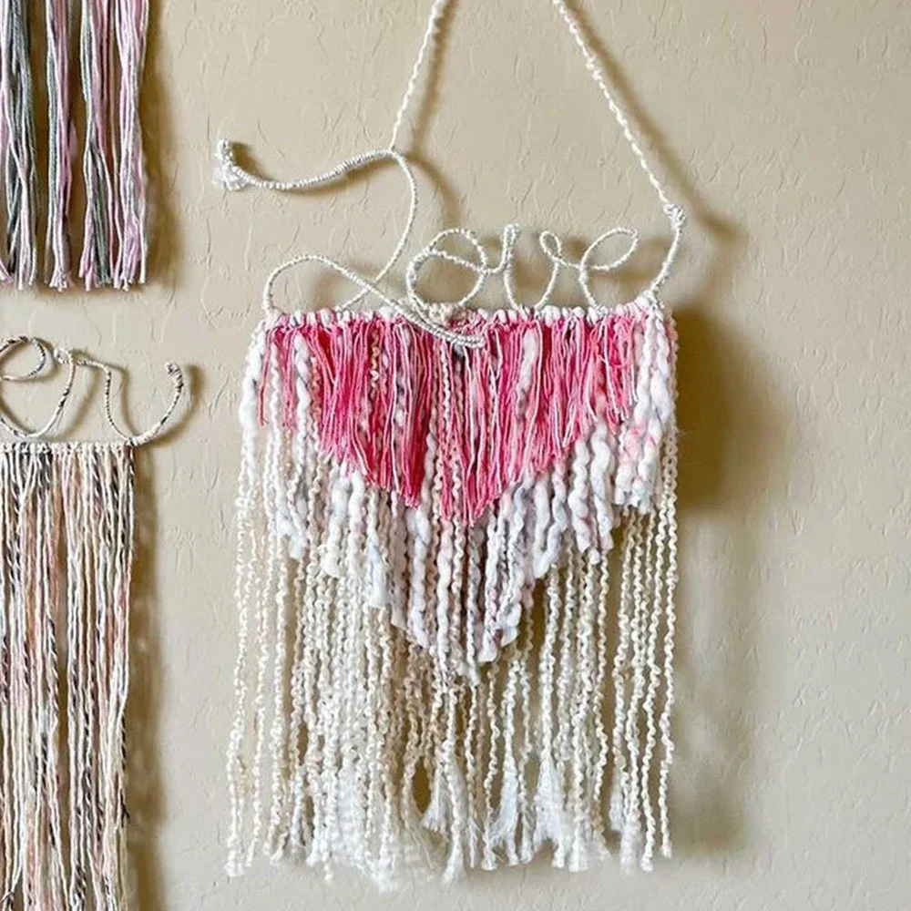 Handmade Love Sign Wall Decor Yarn